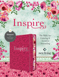 Pink Peony Faux Leather Inspire Filament Bible (NLT)